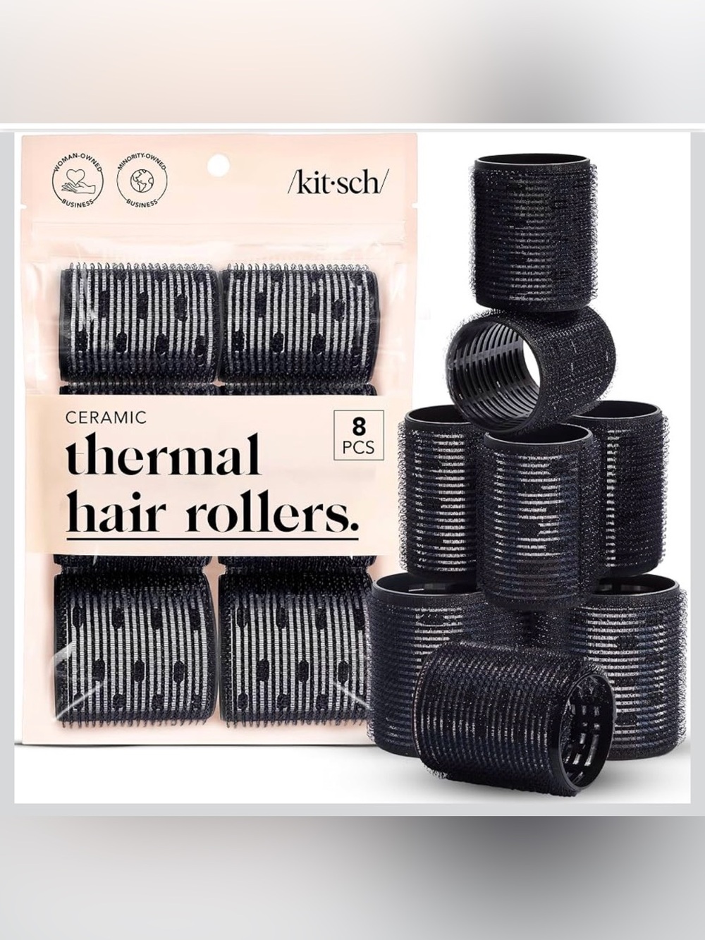 Kitsch Ceramic Thermal Rollers, New